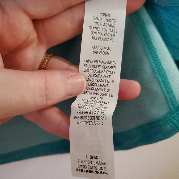 🌹NEW- L.L. Bean Teal Active Lightweight Pullover - Picture 8 of 8